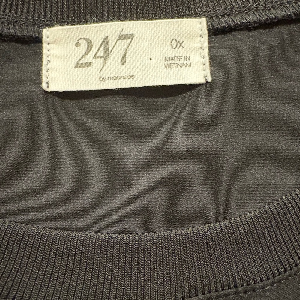 24/7 Maurices Black Drawstring Dress - Picture 3 of 7